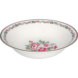 Greengate Salad bowl Charline white.