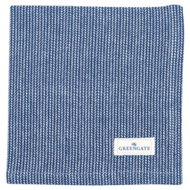 Greengate Napkin/servet alicia dark blue 40x40cm
