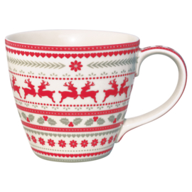 Greengate Mug/beker Ivy white