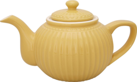Greengate Theepot Alice honey mustard