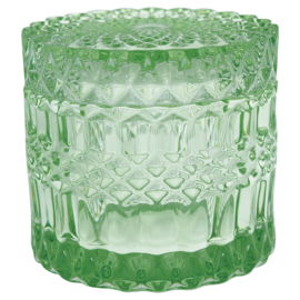 Greengate Jar round green medium
