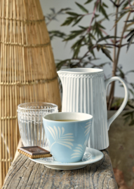 Greengate Latte cup/beker Maxime dusty blue.