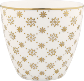 Greengate Latte cup/beker Laurie gold.