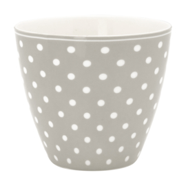 Greengate Latte cup/beker Spot grey