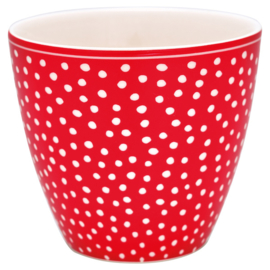 Greengate Latte cup/beker Dot red
