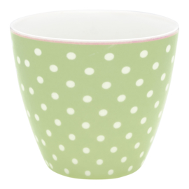 Greengate Latte cup/beker Spot pale green