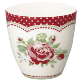 Greengate Mini latte cup/beker Mary white.