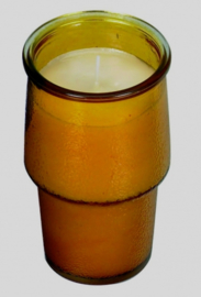 Royal light glaskaars amber