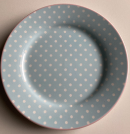 Greengate Ontbijtbord Spot pale blue