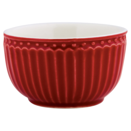 Greengate Mini bowl Alice red.