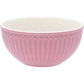 Greengate Cereal bowl Alice dusty rose.