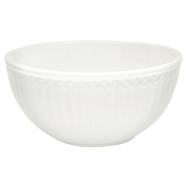 Greengate Cereal bowl Alice white.