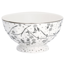 Greengate French bowl xlarge Amira white