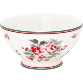 Greengate French bowl xl Charline white