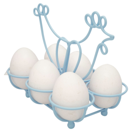 Greengate Egg holder Hen pale blue