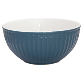 Greengate Cereal bowl Alice ocean blue