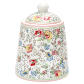 Greengate suikerpot Vivianne white