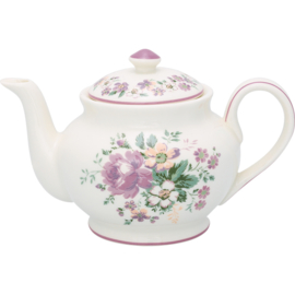 Greengate Theepot round Marie dusty rose