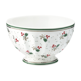 Greengate French bowl medium Joselyn white