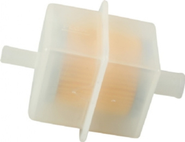 FUEL FILTER, SQUARE, PLASTIC