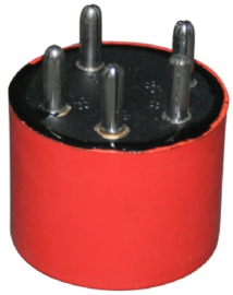 RELAY VOOR BENZINEPOMP, ROOD, ROND