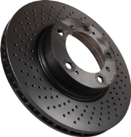 FRONT BRAKE DISC, VENTILATED, 318X28 MM, LEFT, E-COATED
