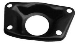 COVER FOR TORSION BAR WITH HOLE, BLACK, ROUND BUSHING