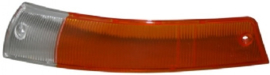 TURN SIGNAL LIGHT LENS, YELLOW/CLEAR, FRONT, EU, LEFT