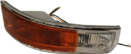 TURN SIGNAL LIGHT, COMPLETE WITH HOUSING AND RUBBER SEAL, YELLOW, LEFT (US VERS.)