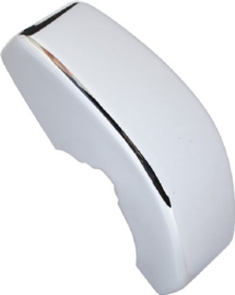 BUMPER HORN, FRONT, CHROME, FOR MODELS WITH NARROW TRIM, LEFT