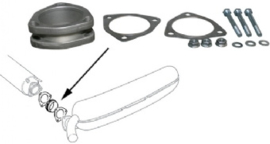 SCHALLDÄMPFERADAPTER, 3.2 ZUM 3.6 L, EDELSTAHL