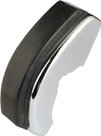 BUMPER HORN, FRONT, CHROME, WITH RUBBER BUFFER, FOR MODELS WITH NARROW TRIM, RIGHT