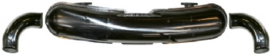 EXHAUST, SPORT, DUAL 84 MM LOOSE OUTLET PIPES, STAINLESS STEEL, POLISHED