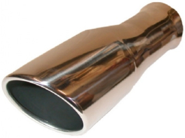 TAIL PIPE, STAINLESS STEEL, POLISHED