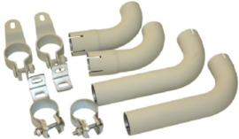 TAIL PIPE KIT WITH CLAMPS (COMPLETE KIT NOT AVAILABLE FROM PORSCHE)