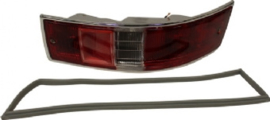 TAIL LIGHT, US VERS., WITH HOUSING AND RUBBER SEAL, RED/CLEAR/RED, RIGHT