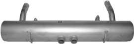 REAR EXHAUST, STAINLESS STEEL