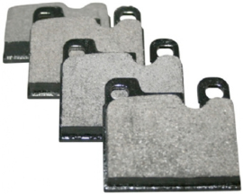 BRAKE PAD SET, FRONT/REAR, 15.0 MM