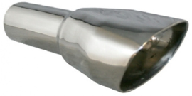 TAIL PIPE, STAINLESS STEEL, POLISHED