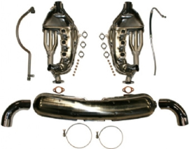 EXHAUST CONVERSION SET, FREE-FLOW, WITH LOOSE 84 MM TAIL PIPES
