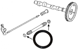 DICHTRING FÜR STÖSSELROHR, 21,3X3,5 MM