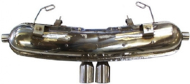 EXHAUST, SPORT WITH DUAL TAIL PIPES, STAINLESS STEEL. WITH TÜV/EEC APPROVAL FOR 2.5 L ENGINE