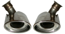 TAIL PIPE KIT, LEFT/RIGHT, STAINLESS STEEL