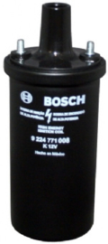 IGNITION COIL, 12 VOLT, BLACK, BOSCH