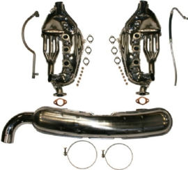 EXHAUST CONVERSION SET, FREE-FLOW, WITH LOOSE 84 MM TAIL PIPE (BUILT-IN MODIFICATION NEEDED)