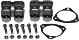 MOUNTING KIT FOR DUMMY CATALYTIC PIPES WITH CLAMPS, GASKETS, NUTS & BOLTS