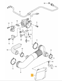 986 Exhaust System Muffler