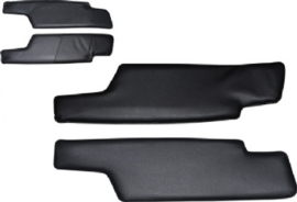 SUN VISOR SET, BLACK/BLACK, LEFT/RIGHT