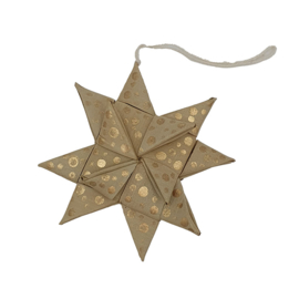Star palmleaf | naturel gold