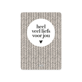 kaart | Heel veel liefs voor jou